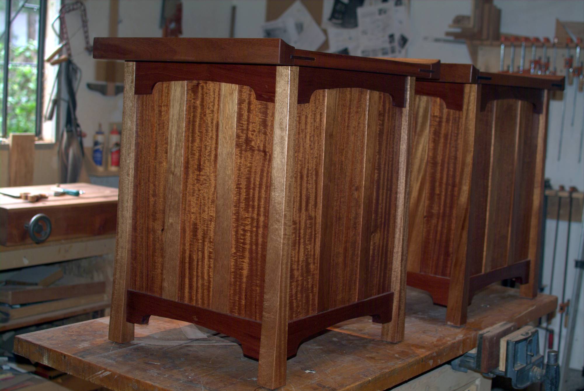 Mahogany nightstands