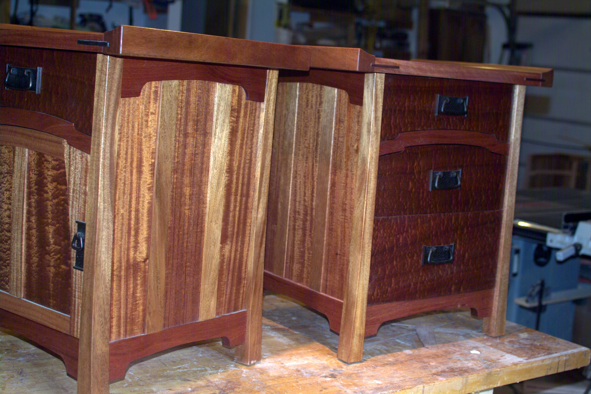 Mahogany nighstands